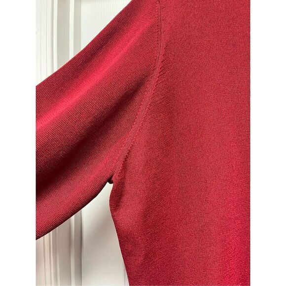 Caslon Burgundy Knit Cardigan Sweater sz 3X NWOT - Picture 6 of 8
